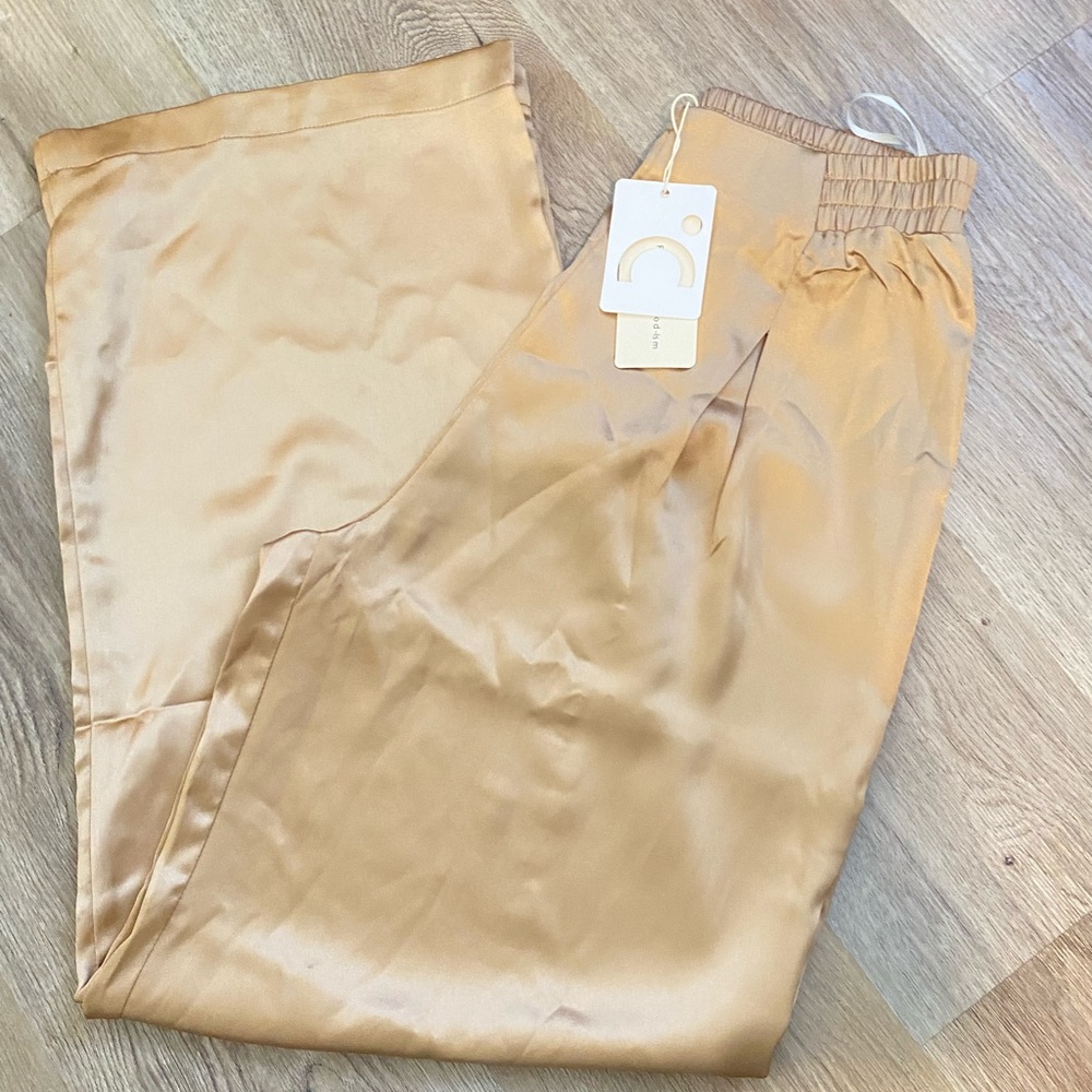 Commence silky wide leg trousers/pants